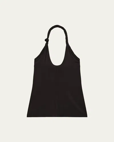 Helmut Lang Twisted Dancer Top In Black