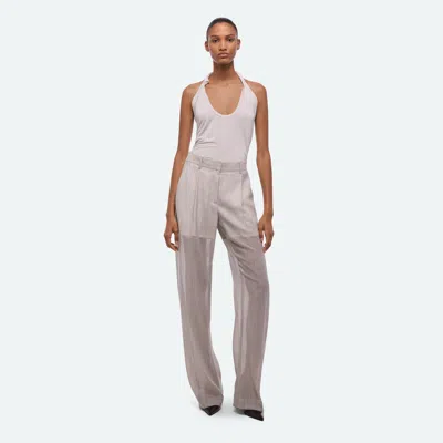Helmut Lang Twisted Dancer Top In Gray