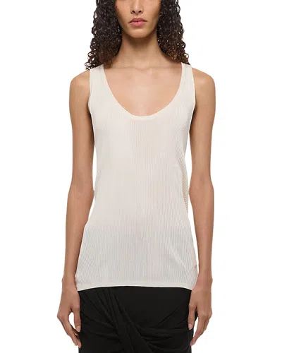 Helmut Lang Twisted Ribbed Tank Top