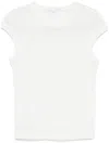 Helmut Lang Twisted Sheer T-shirt - Women's - Cotton In Weiss