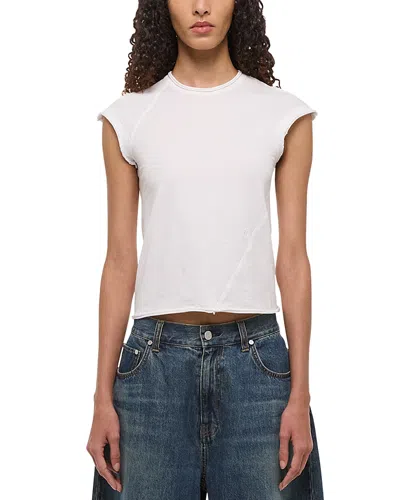 HELMUT LANG TWISTED SPLICED TOP