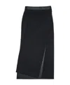 HELMUT LANG HELMUT LANG TWISTED STRETCH SKIRT