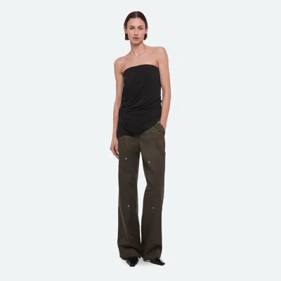 Helmut Lang Twisted Tube Top In Black