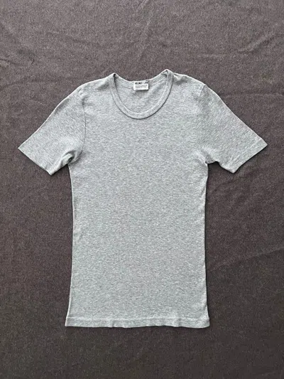 Pre-owned Helmut Lang Underwear Line Slim Tee In Grey