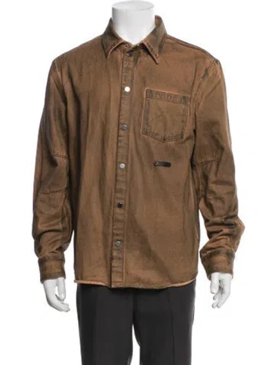 Pre-owned Helmut Lang Utility Jacket In Brown