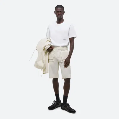 Helmut Lang Utility Shorts In Creme
