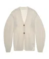 Helmut Lang V-neck Button-up Cardigan In Nude