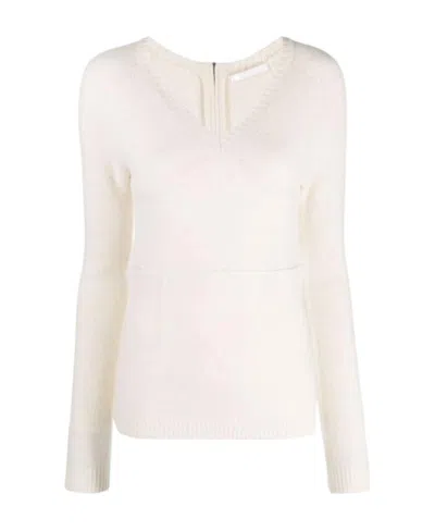 Helmut Lang V-neck Wool-knit Jumper