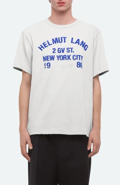 Helmut Lang Varsity Cotton Graphic T-shirt In White