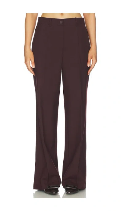Helmut Lang Vented Trouser In Brown