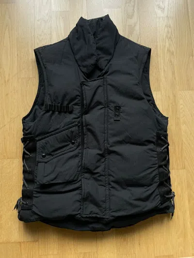 Pre-owned Helmut Lang Vest Goose Down 1999 Aw Archive In Black