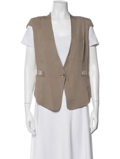 Pre-owned Helmut Lang Vest In Neutrals
