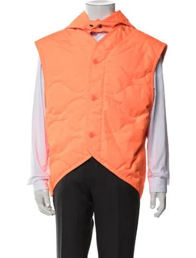 Pre-owned Helmut Lang Vest In Orange