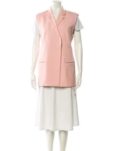Pre-owned Helmut Lang Vest In Pink