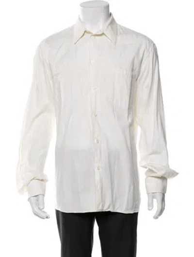 Pre-owned Helmut Lang Vintage 1990's Dress Shirt In Neutral