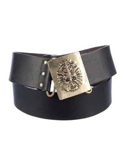 Pre-owned Helmut Lang Vintage 1993 Belt In Black