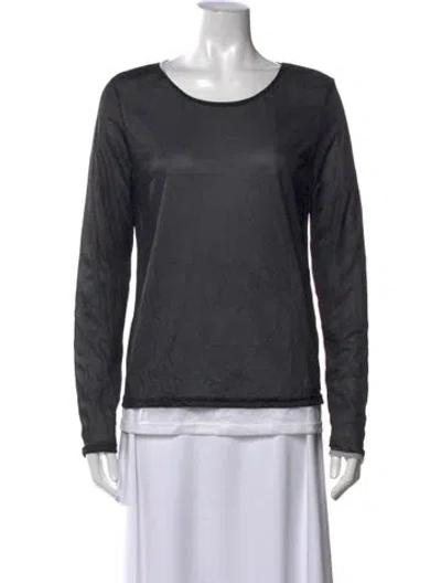 Pre-owned Helmut Lang Vintage 1997 Top In Grey