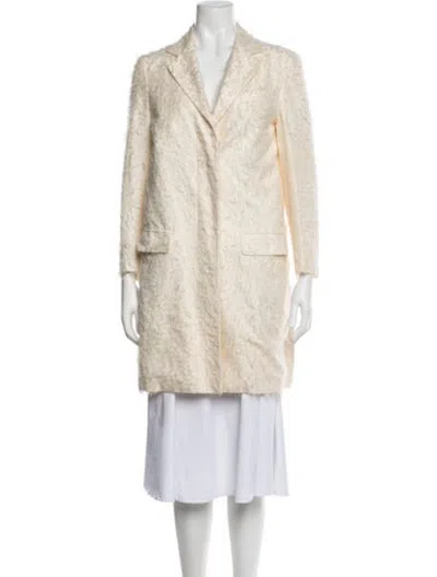 Pre-owned Helmut Lang Vintage 1999 Coat In Neutrals