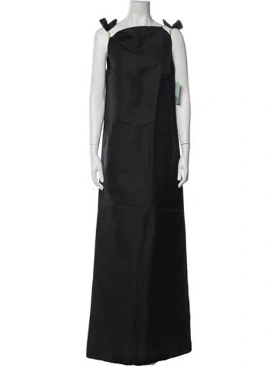 Pre-owned Helmut Lang Vintage 1999 Long Dress In Blue