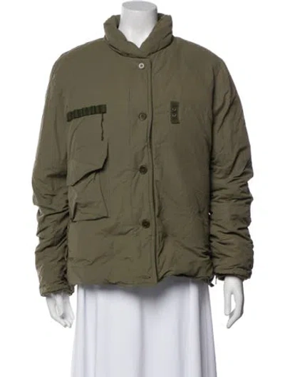 Pre-owned Helmut Lang Vintage 1999 Padded M69 Flak Utility Jacket In Green