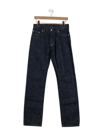 Pre-owned Helmut Lang Vintage 1999 Straight Leg Jeans In Blue