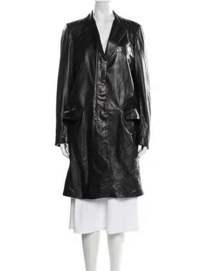 Pre-owned Helmut Lang Vintage 2000's Coat In Black