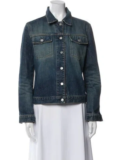 Pre-owned Helmut Lang Vintage 2000's Denim Jacket In Blue