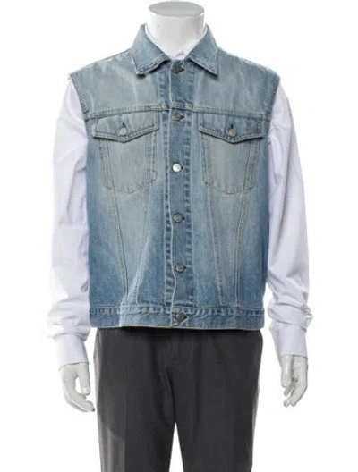 Pre-owned Helmut Lang Vintage 2000's Denim Jacket In Blue