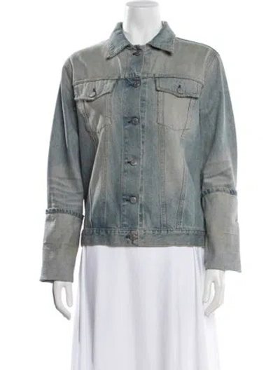 Pre-owned Helmut Lang Vintage 2000's Denim Jacket In Blue