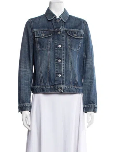 Pre-owned Helmut Lang Vintage 2000 Denim Jacket In Blue