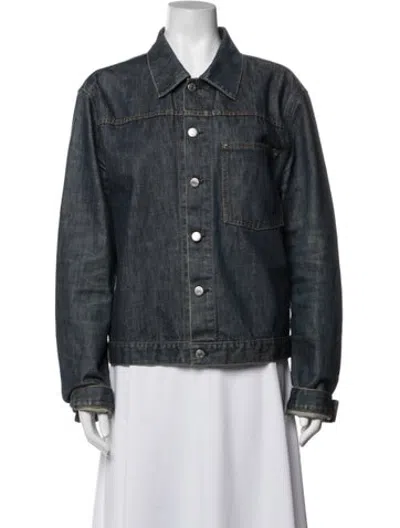 Pre-owned Helmut Lang Vintage 2000's Denim Jacket In Blue