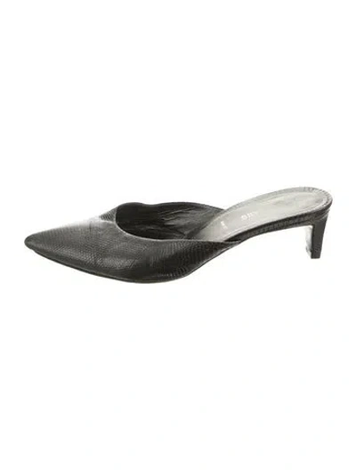 Pre-owned Helmut Lang Vintage 2000's Mules In Black