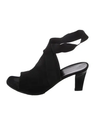 Pre-owned Helmut Lang Vintage 2000's Sandals In Black