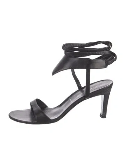 Pre-owned Helmut Lang Vintage 2001 Sandals In Black