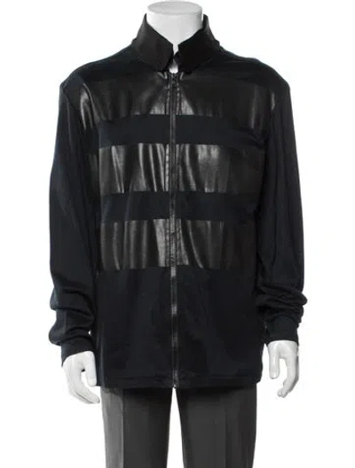Pre-owned Helmut Lang Vintage 2002 Jacket In Black/blue