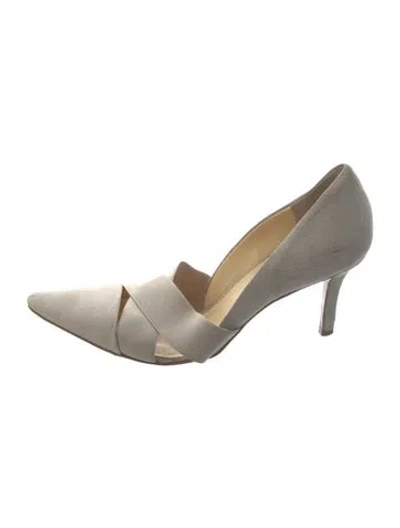 Pre-owned Helmut Lang Vintage 2002 Pumps In Grey