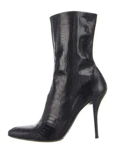 Pre-owned Helmut Lang Vintage 2004 Boots In Blue