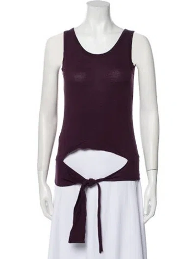 Pre-owned Helmut Lang Vintage 2004 Top In Purple