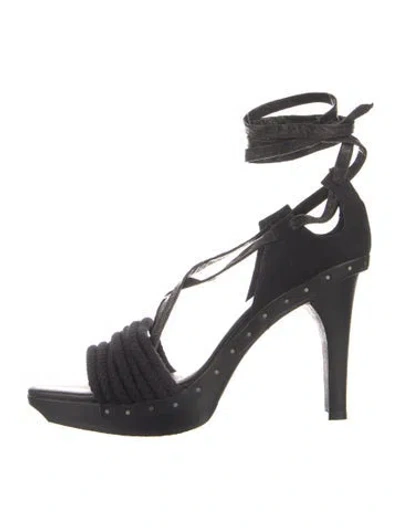 Pre-owned Helmut Lang Vintage 2005 Sandals In Blue