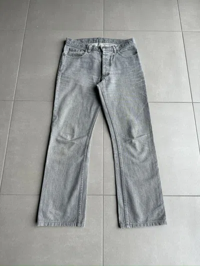 Pre-owned Helmut Lang Vintage Classic Cut Denim In Gray