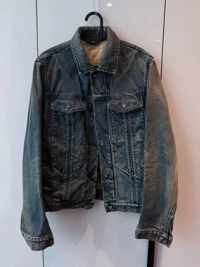 Pre-owned Helmut Lang Vintage Denim Jacket Size S In Blue
