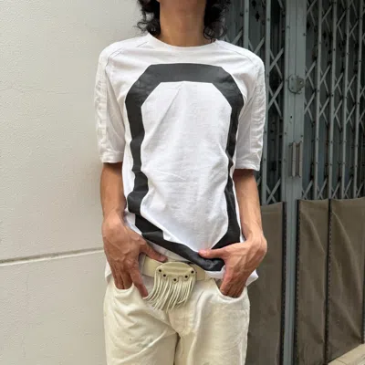 Pre-owned Helmut Lang Vintage  Aw1999 Moto Rider Archive Zero In White