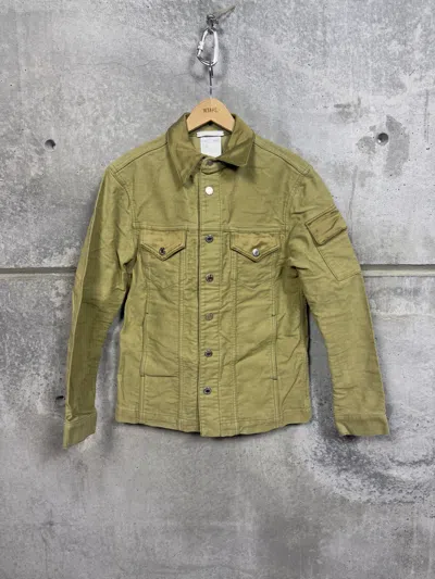 Pre-owned Helmut Lang Vintage  Moleskin Trucker Jacket In Brown