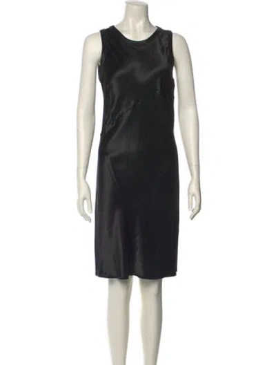 Pre-owned Helmut Lang Vintage Knee-length Dress In Black