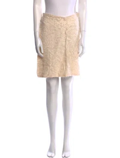 Pre-owned Helmut Lang Vintage Knee-length Skirt In Neutral