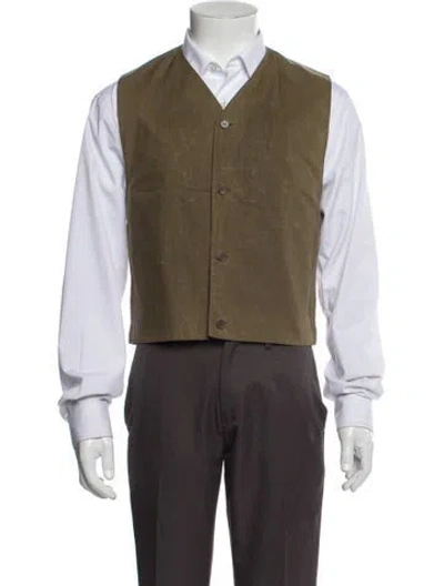 Pre-owned Helmut Lang Vintage Late 1980's - Early 1990's Vest In Green