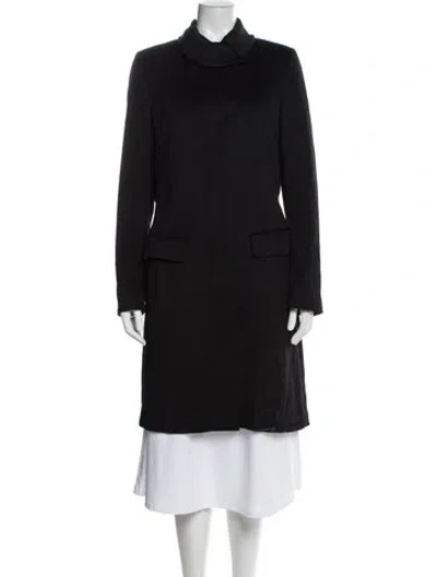 Pre-owned Helmut Lang Vintage Late 1990's - Early 2000's Coat In Black