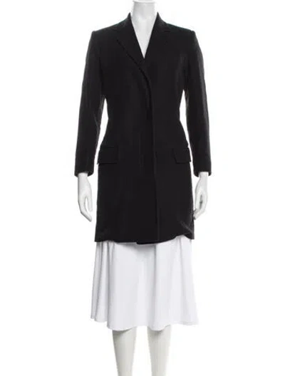 Pre-owned Helmut Lang Vintage Late 1990's - Early 2000's Coat In Black