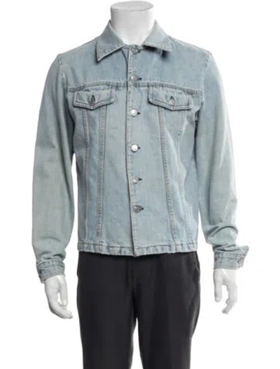 Pre-owned Helmut Lang Vintage Late 1990's - Early 2000's Jacket In Blue