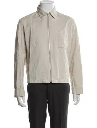 Pre-owned Helmut Lang Vintage Late 1990's - Early 2000's Jacket In Neutral